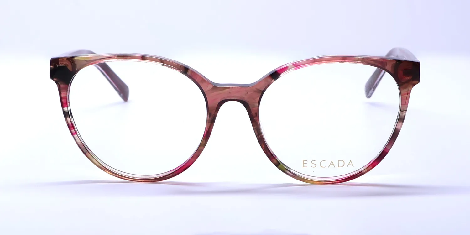 Escada Vesb23 0ame Eyeglasses Red 53mm 3