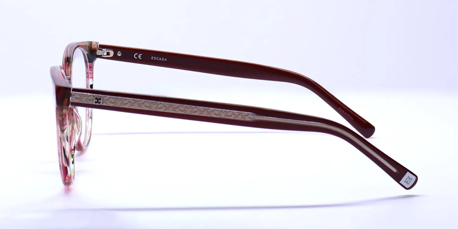 Escada Vesb23 0ame Eyeglasses Red 53mm 4