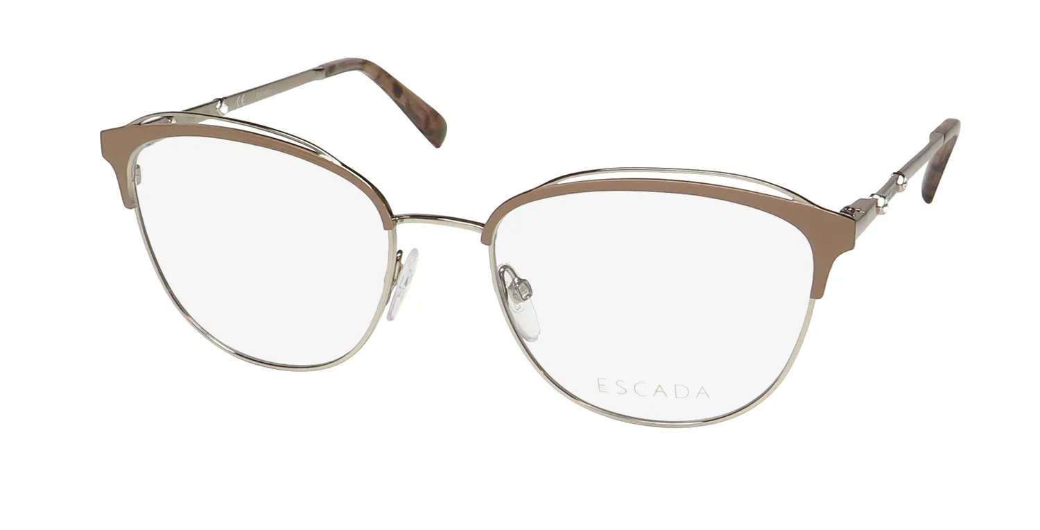Escada Vesb24s 08fe Eyeglasses Sand 54mm