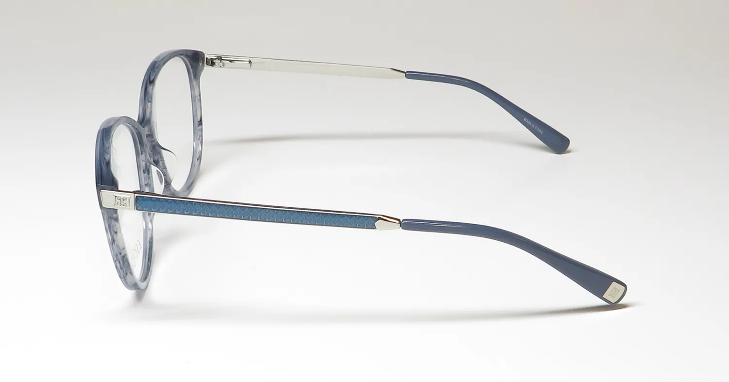 Escada Vesb27 06xb Eyeglasses Striped Blue 55mm 4