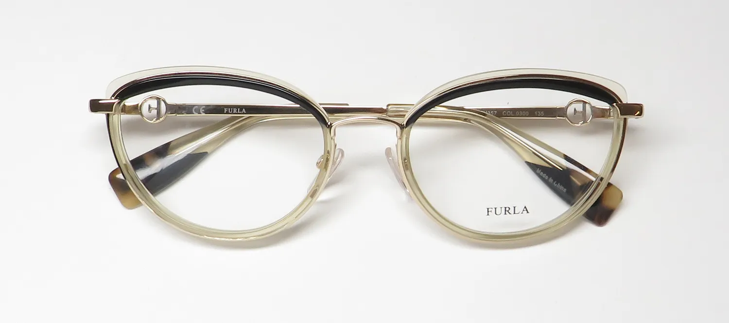 Furla VFU357 0300 Eyeglasses Rose Gold 54mm 2