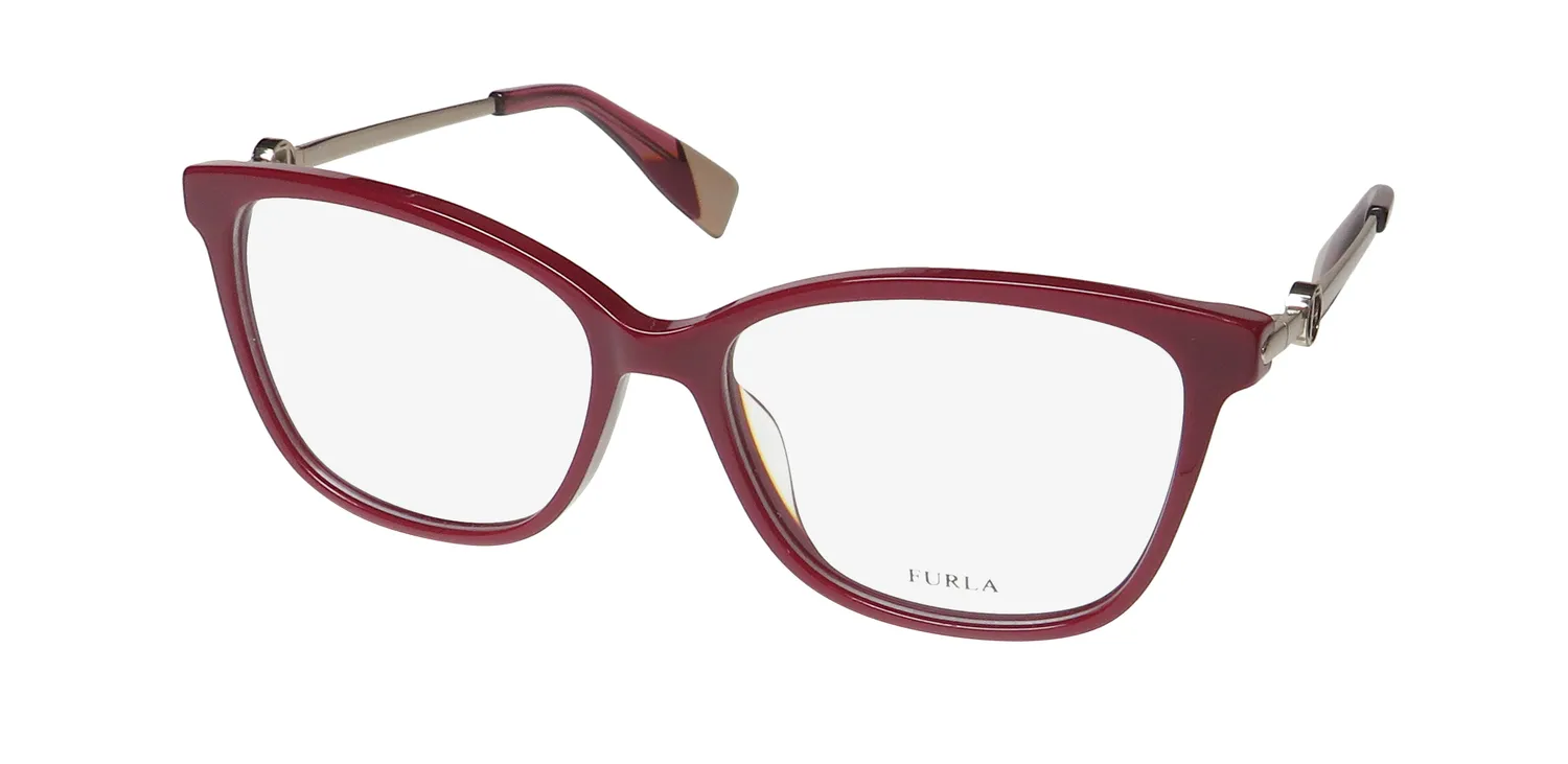 Furla Vfu356 09fh Eyeglasses Burgundy 54mm