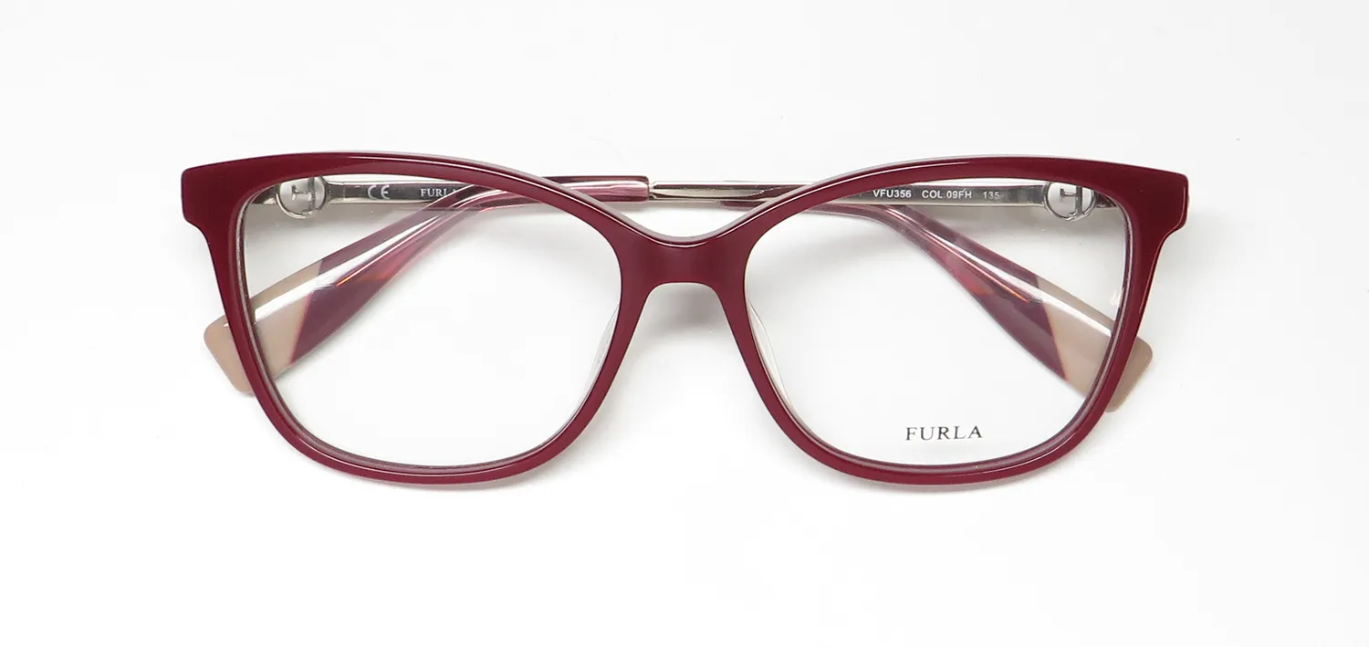 Furla Vfu356 09fh Eyeglasses Burgundy 54mm 2