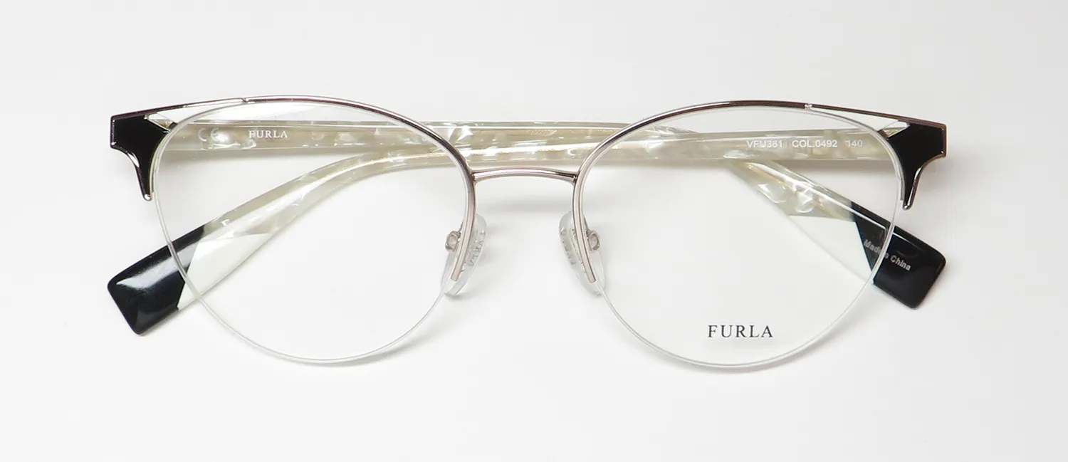 Furla Vfu361 0492 Eyeglasses Silver 53mm 2