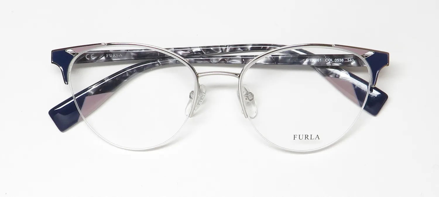 Furla Vfu361 0538 Eyeglasses Silver 53mm 2