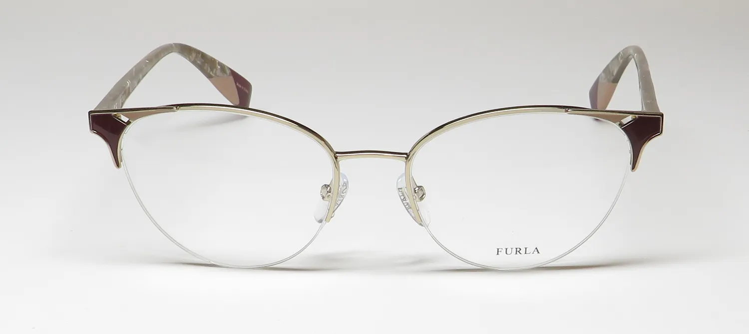 Furla Vfu361 08md Eyeglasses Gold 53mm 3