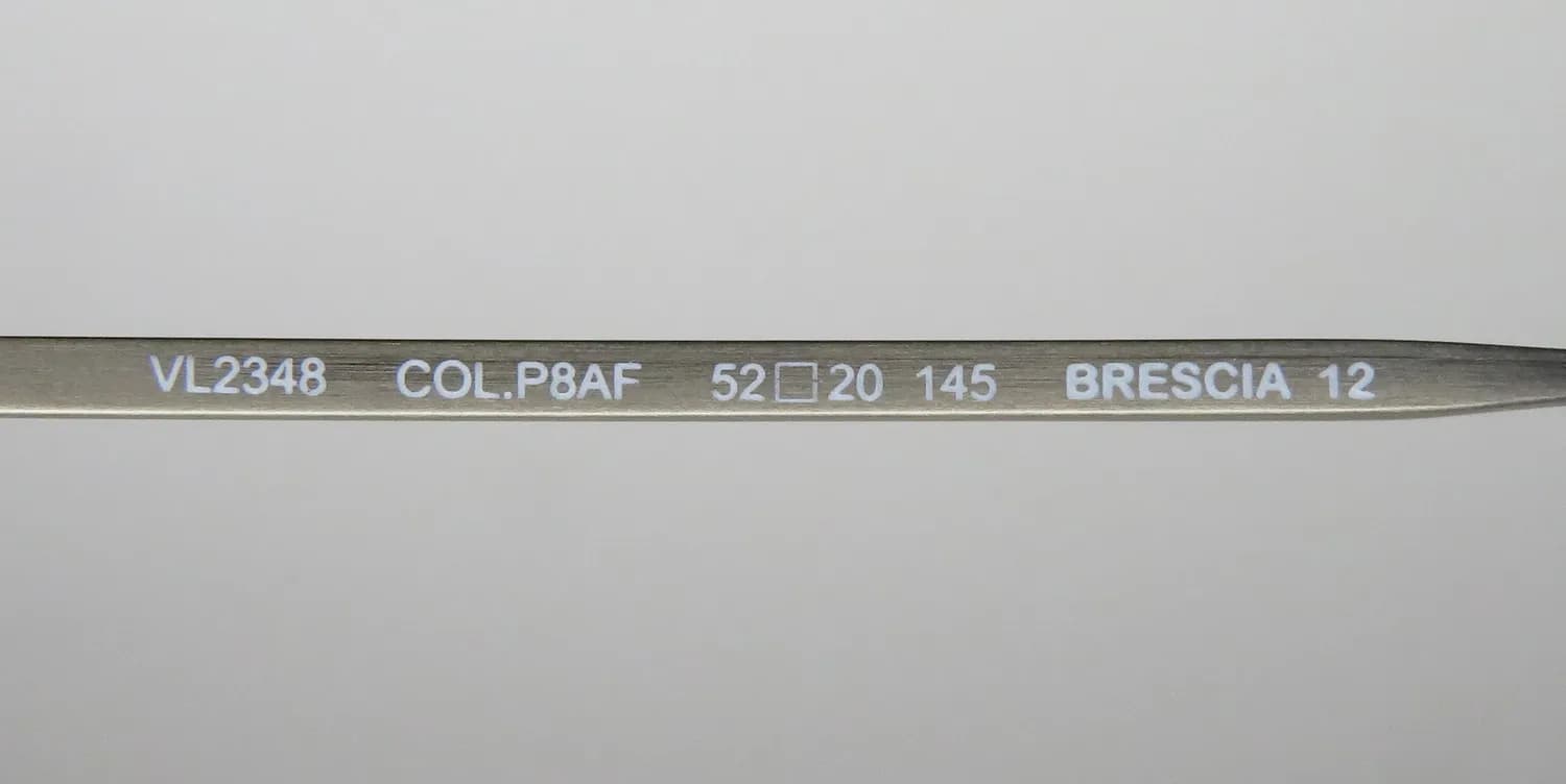 Lozza Vl2348 p8af Eyeglasses Silver 52mm 8