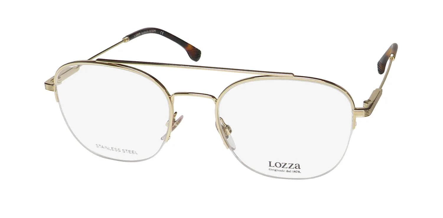 Lozza Vl2352 0300 Eyeglasses Gold 53mm