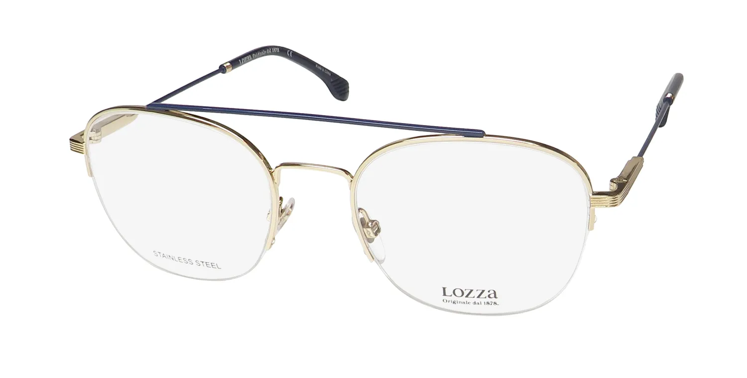 Lozza Vl2352 0354 Eyeglasses Blue 53mm