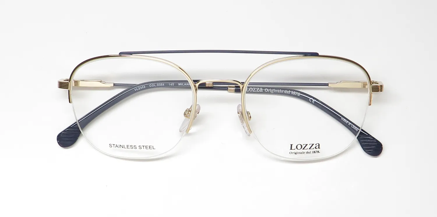 Lozza Vl2352 0354 Eyeglasses Blue 53mm 2