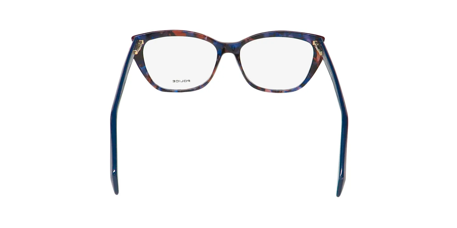 Police Vpla01 Stagedive 3 06nn Eyeglasses Blue Tortoise 53mm 5