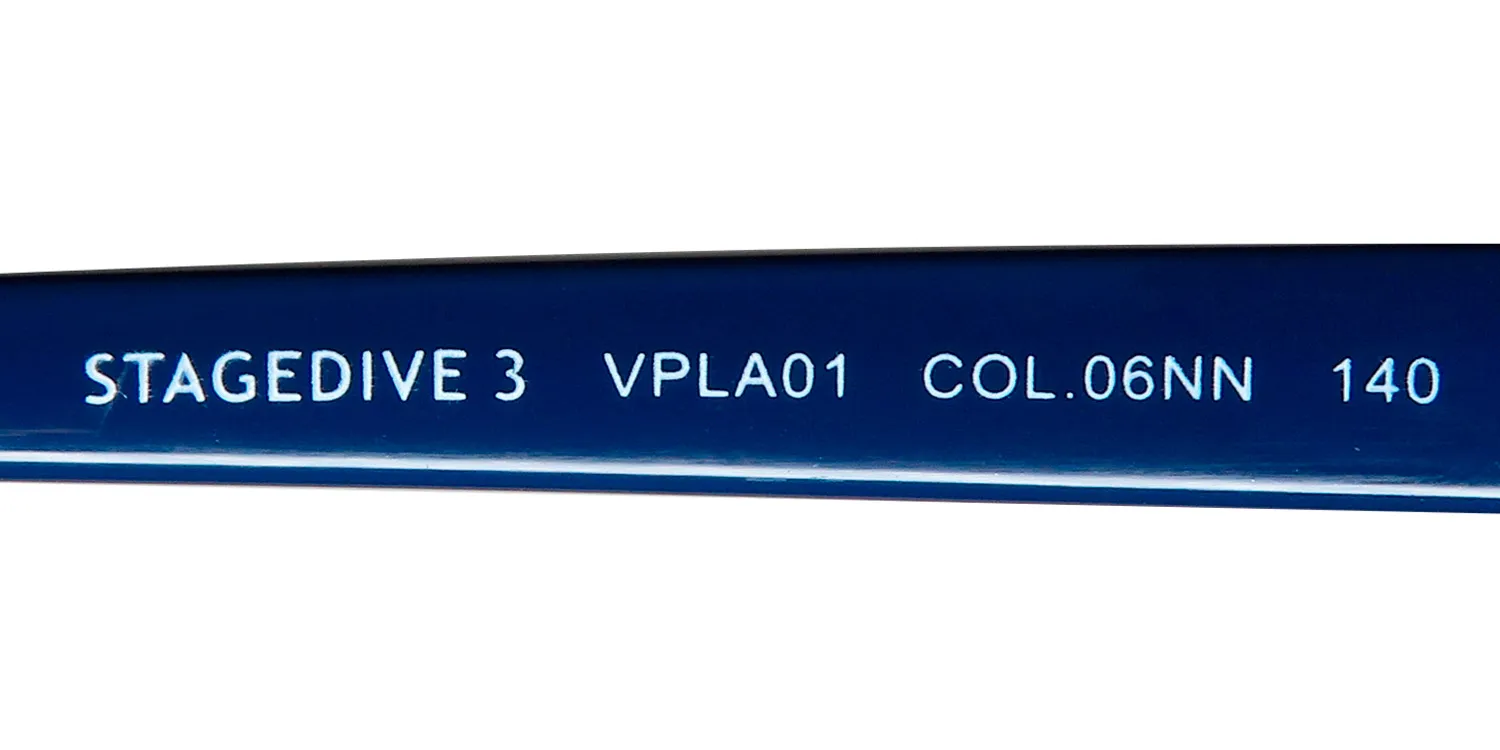 Police Vpla01 Stagedive 3 06nn Eyeglasses Blue Tortoise 53mm 8