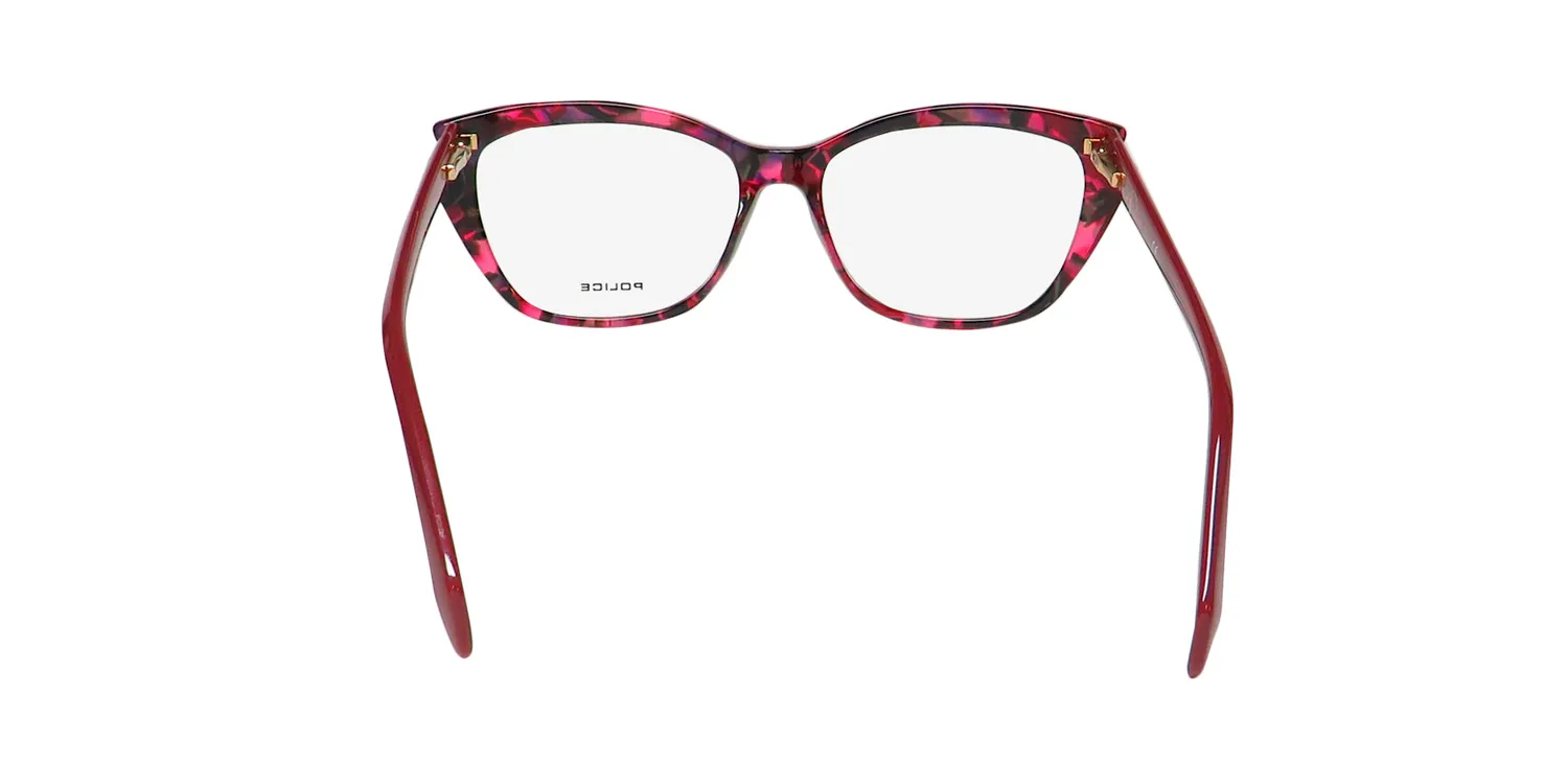 Police Vpla01 Stagedive 3 0720 Eyeglasses Burgundy 53mm 5