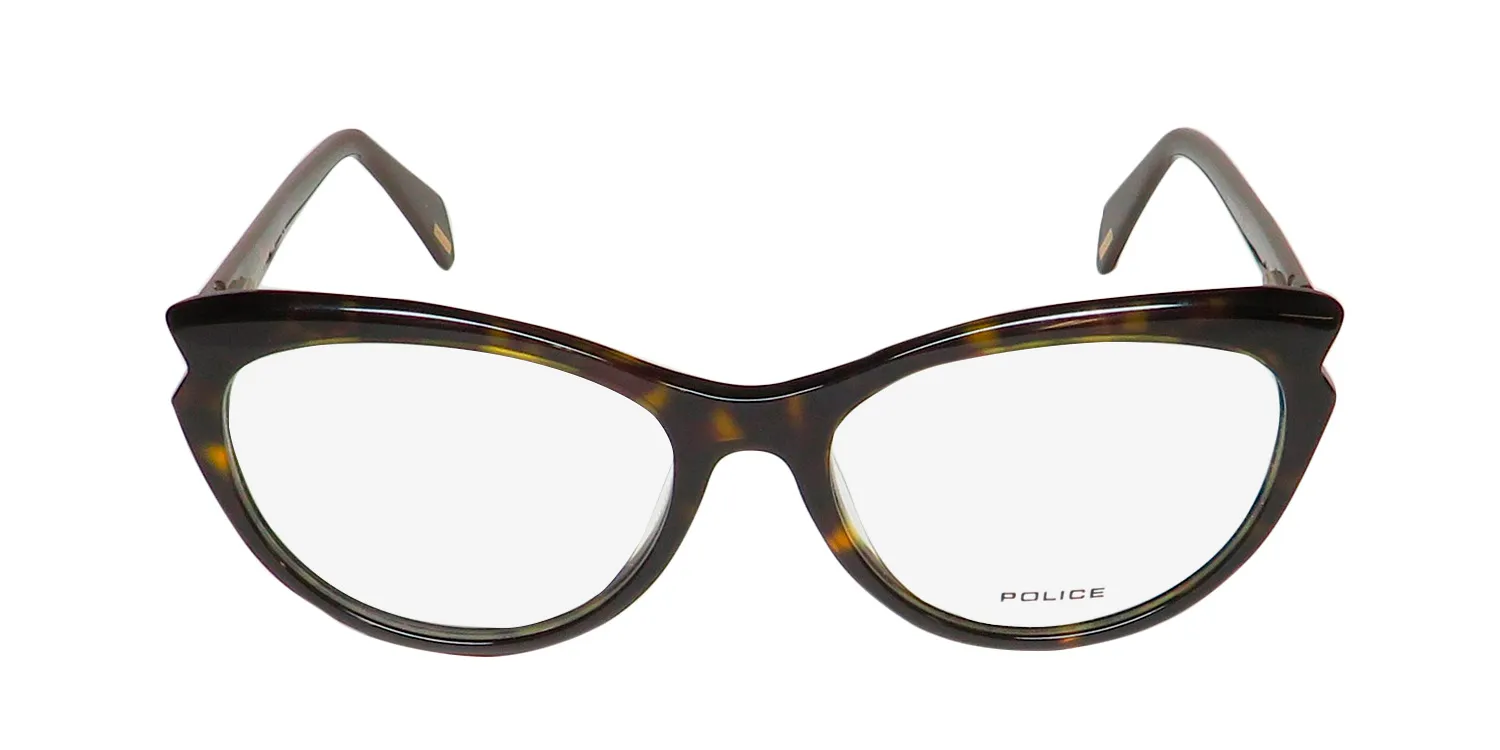 Police Vpla02 Stagedive 4 0722 Eyeglasses Tortoise 54mm 3