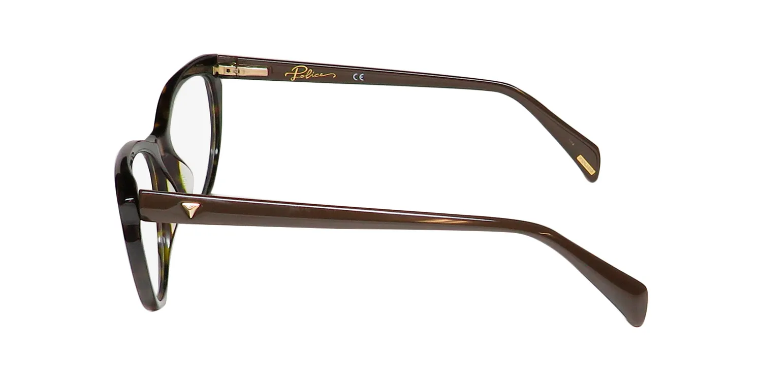 Police Vpla02 Stagedive 4 0722 Eyeglasses Tortoise 54mm 4