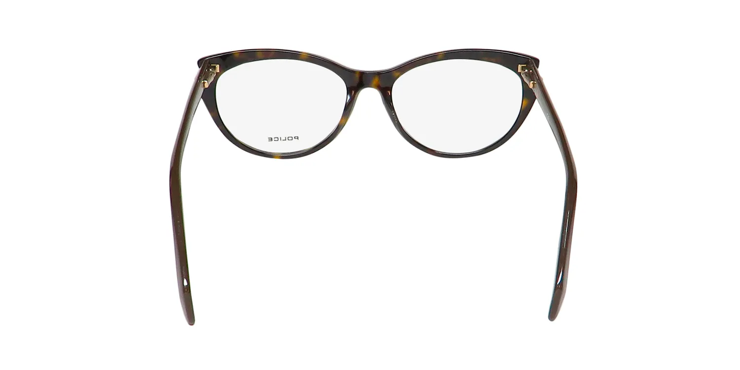 Police Vpla02 Stagedive 4 0722 Eyeglasses Tortoise 54mm 5