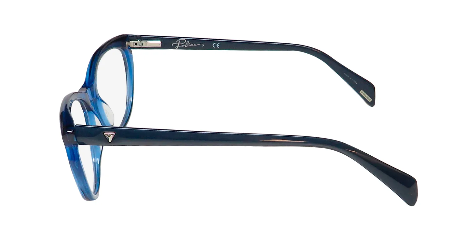 Police Vpla02 Stagedive 4 0d79 Eyeglasses Blue 54mm 4