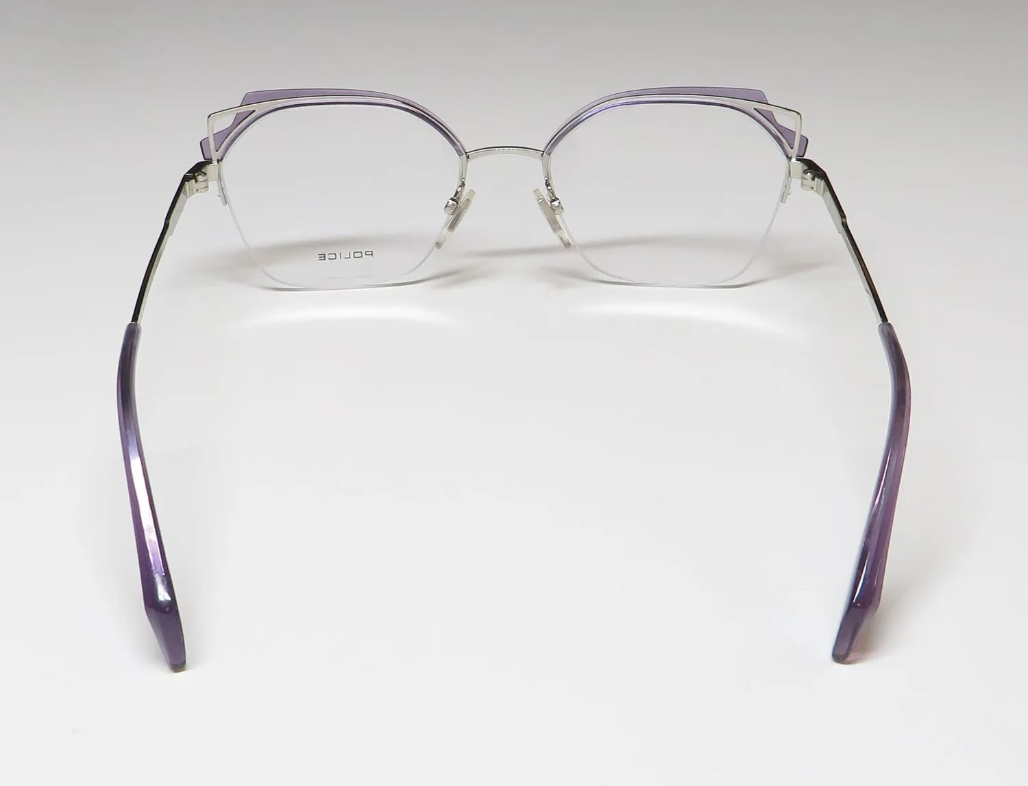 Police Vpla04 Zephirus 2 0579 Eyeglasses Crystal Purple 52mm 5