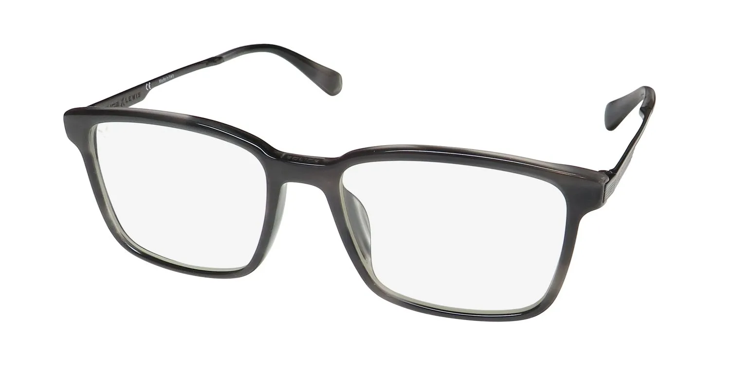 Police Lewis Hamilton 09 Spla30 Blue Light Technology 06x7 Eyeglasses Gray 54mm