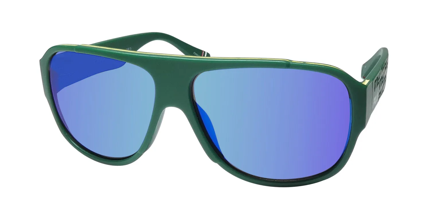Fila Sf9346 b56b Sunglasses Matte Dark Petroleum Green 61mm