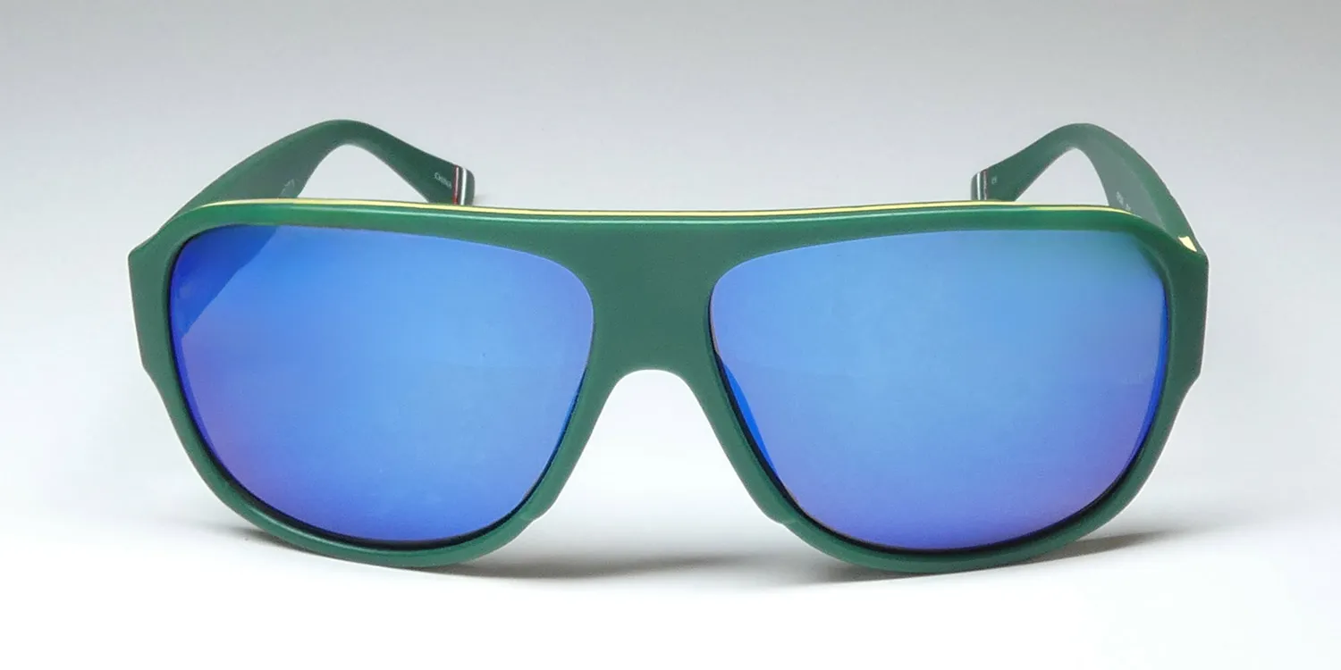 Fila Sf9346 b56b Sunglasses Matte Dark Petroleum Green 61mm 3