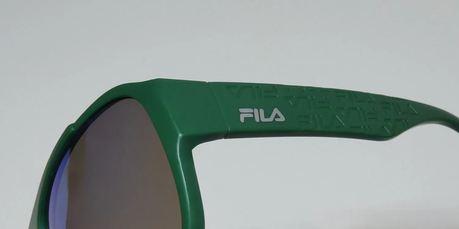 Fila Sf9346 b56b Sunglasses Matte Dark Petroleum Green 61mm 6