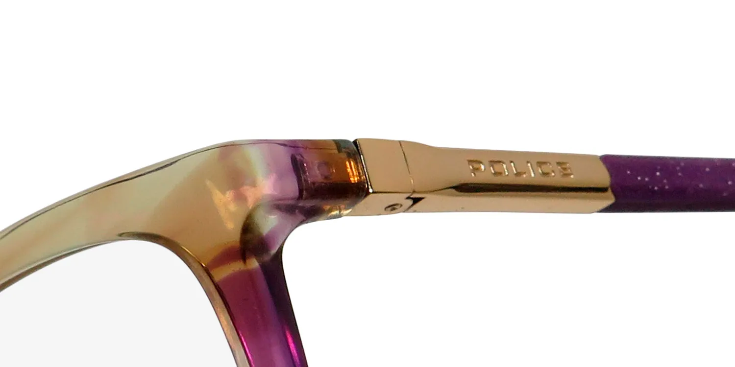 Police Vpla07 Jolie 3 09g2 Eyeglasses Striped Violet 55mm 6
