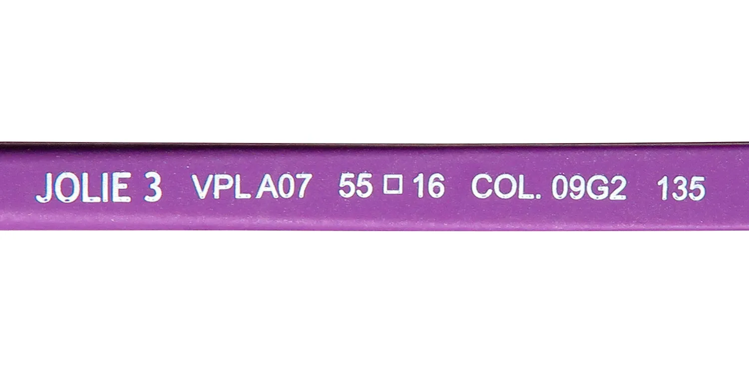 Police Vpla07 Jolie 3 09g2 Eyeglasses Striped Violet 55mm 8