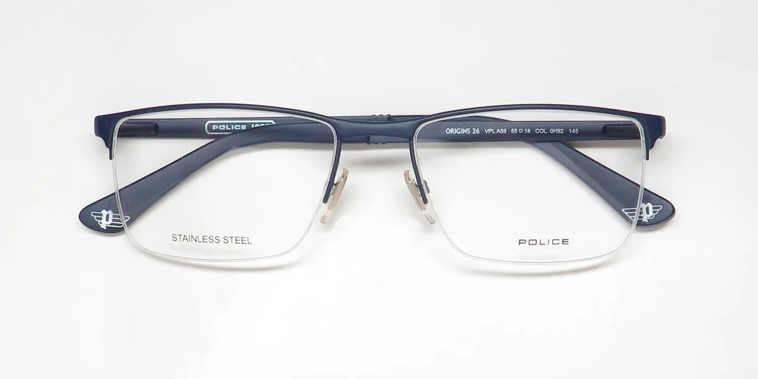 Police Vpla59 Origins 26 0h92 Eyeglasses Blue 55mm 2