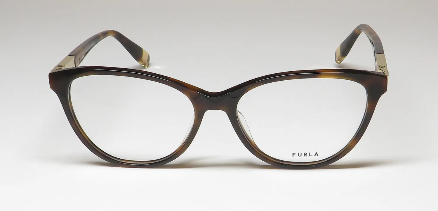 Furla Vfu388 01ay Eyeglasses Tortoise 54mm 3