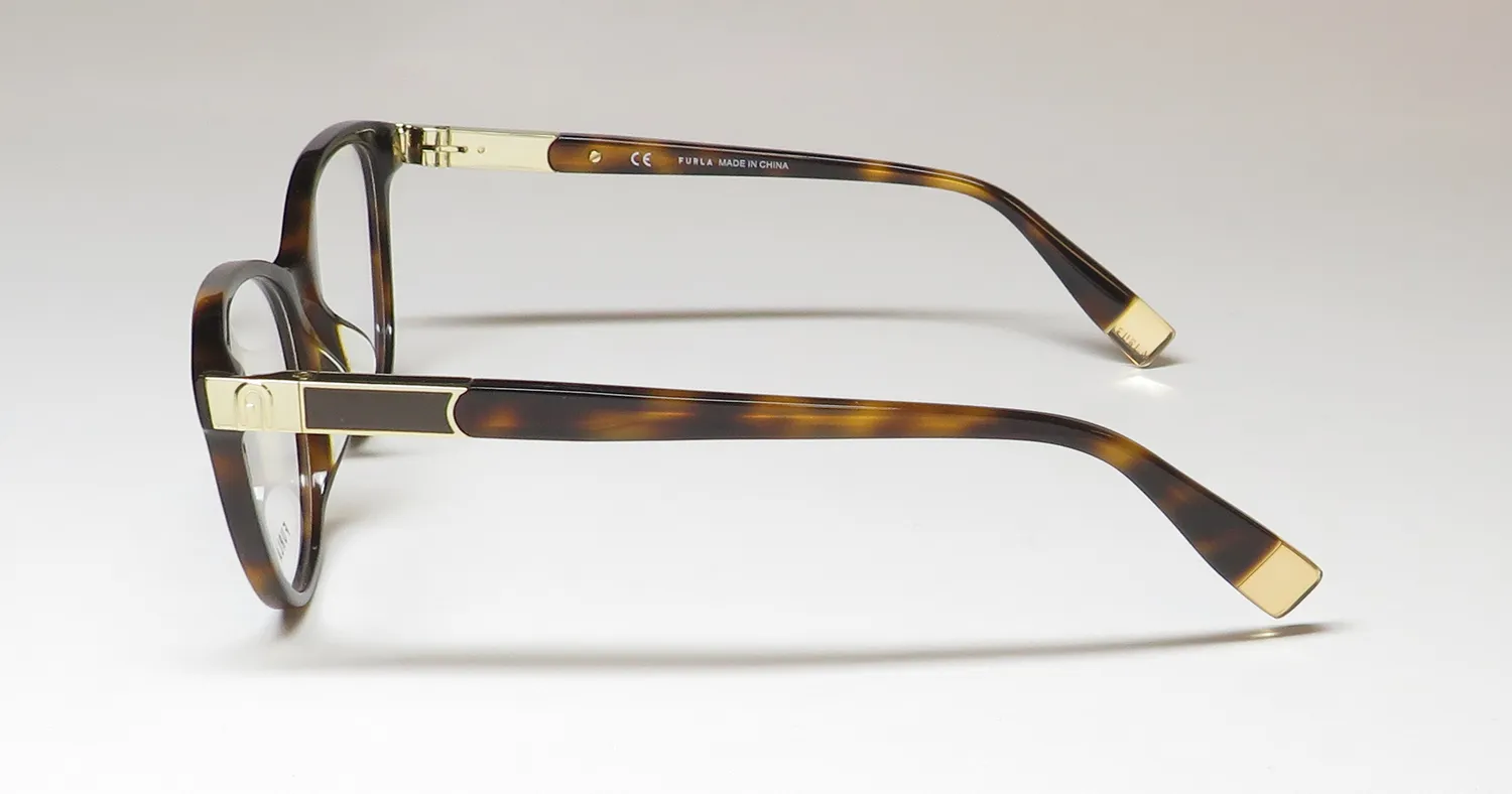 Furla Vfu388 01ay Eyeglasses Tortoise 54mm 4
