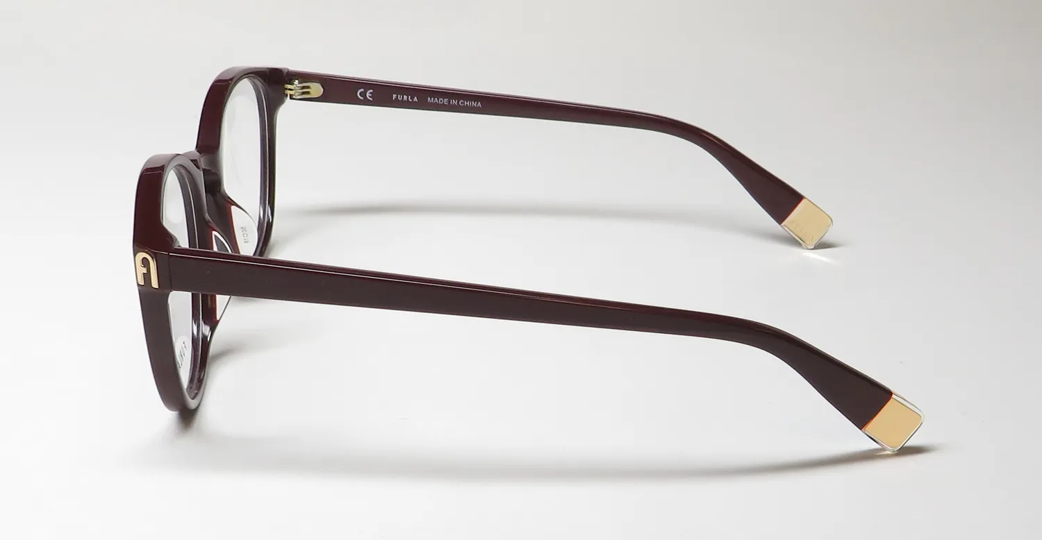 Furla Vfu393 0g96 Eyeglasses Burgundy 50mm 4
