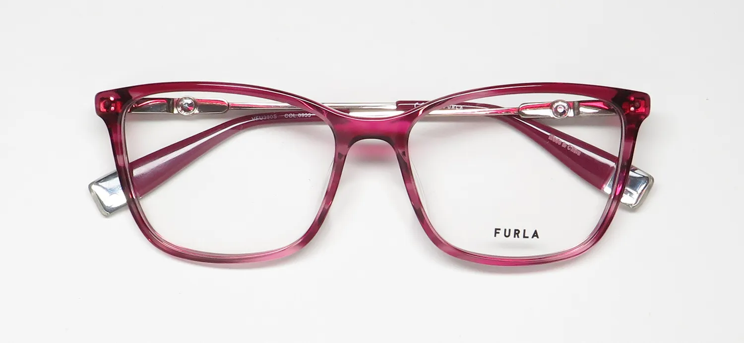 Furla Vfu390s 0933 Eyeglasses Burgundy 53mm 2