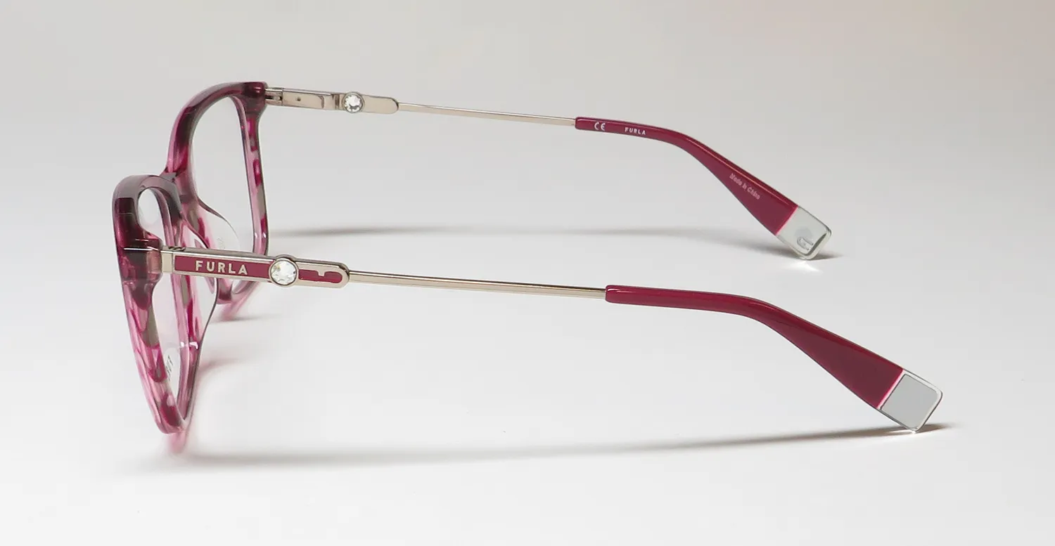 Furla Vfu390s 0933 Eyeglasses Burgundy 53mm 4