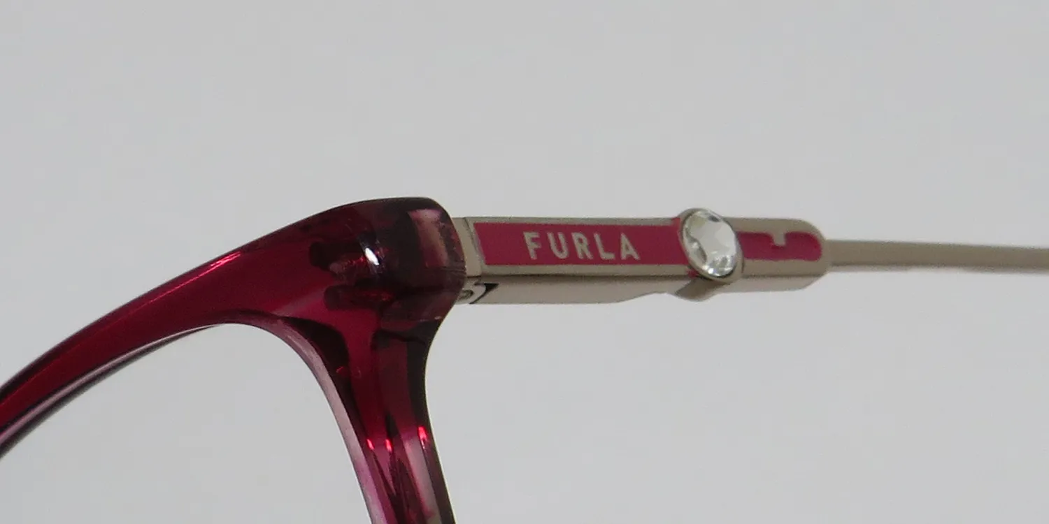Furla Vfu390s 0933 Eyeglasses Burgundy 53mm 6