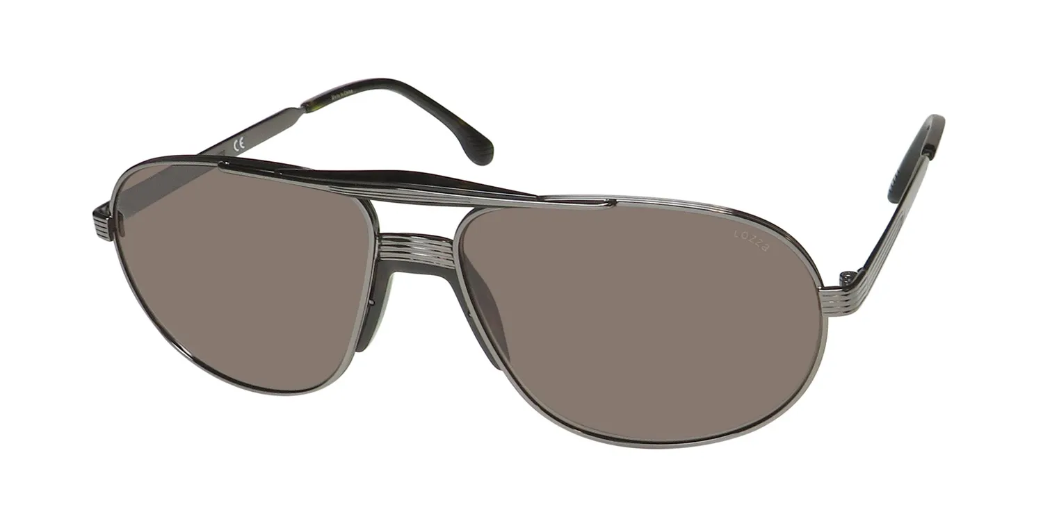 Lozza Sl2368 0568 Sunglasses Gunmetal 59mm