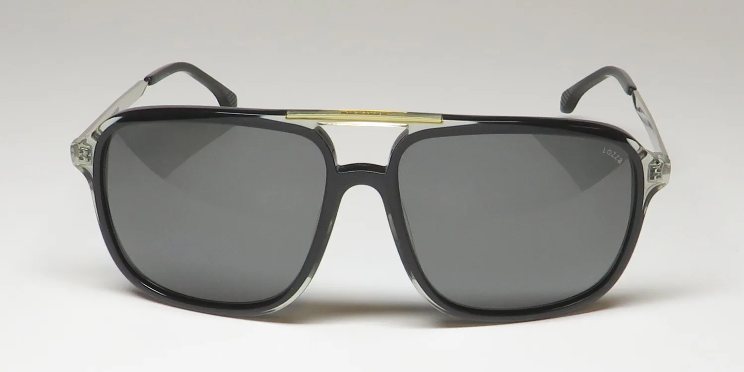 Lozza Sl4250 01ep Sunglasses Black 58mm 3