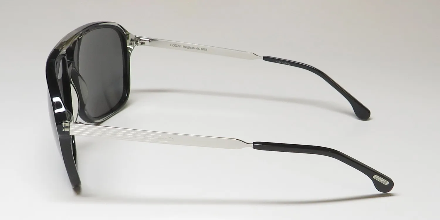 Lozza Sl4250 01ep Sunglasses Black 58mm 4