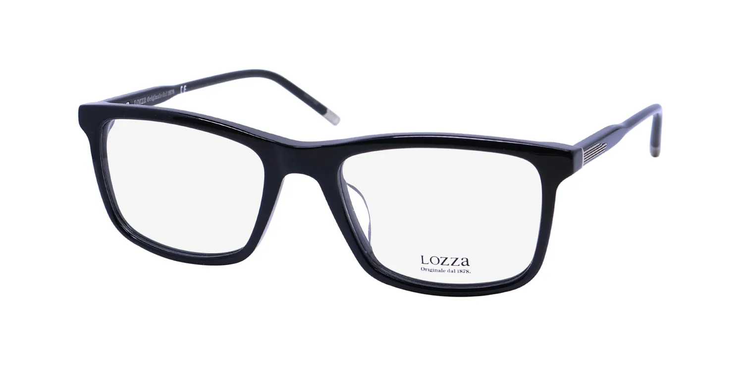 Lozza Vl4237 0700 Eyeglasses Black 53mm