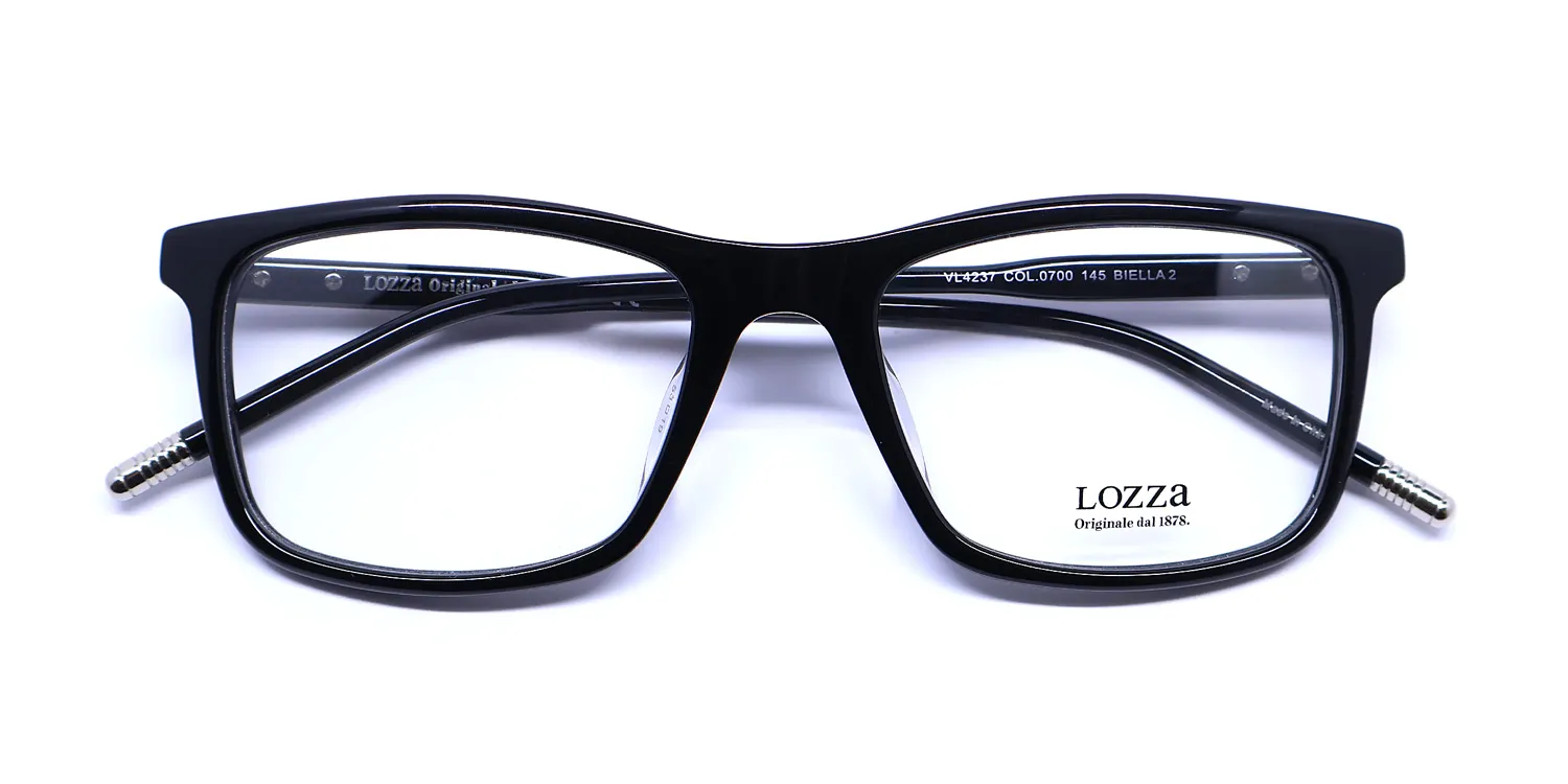 Lozza Vl4237 0700 Eyeglasses Black 53mm 2