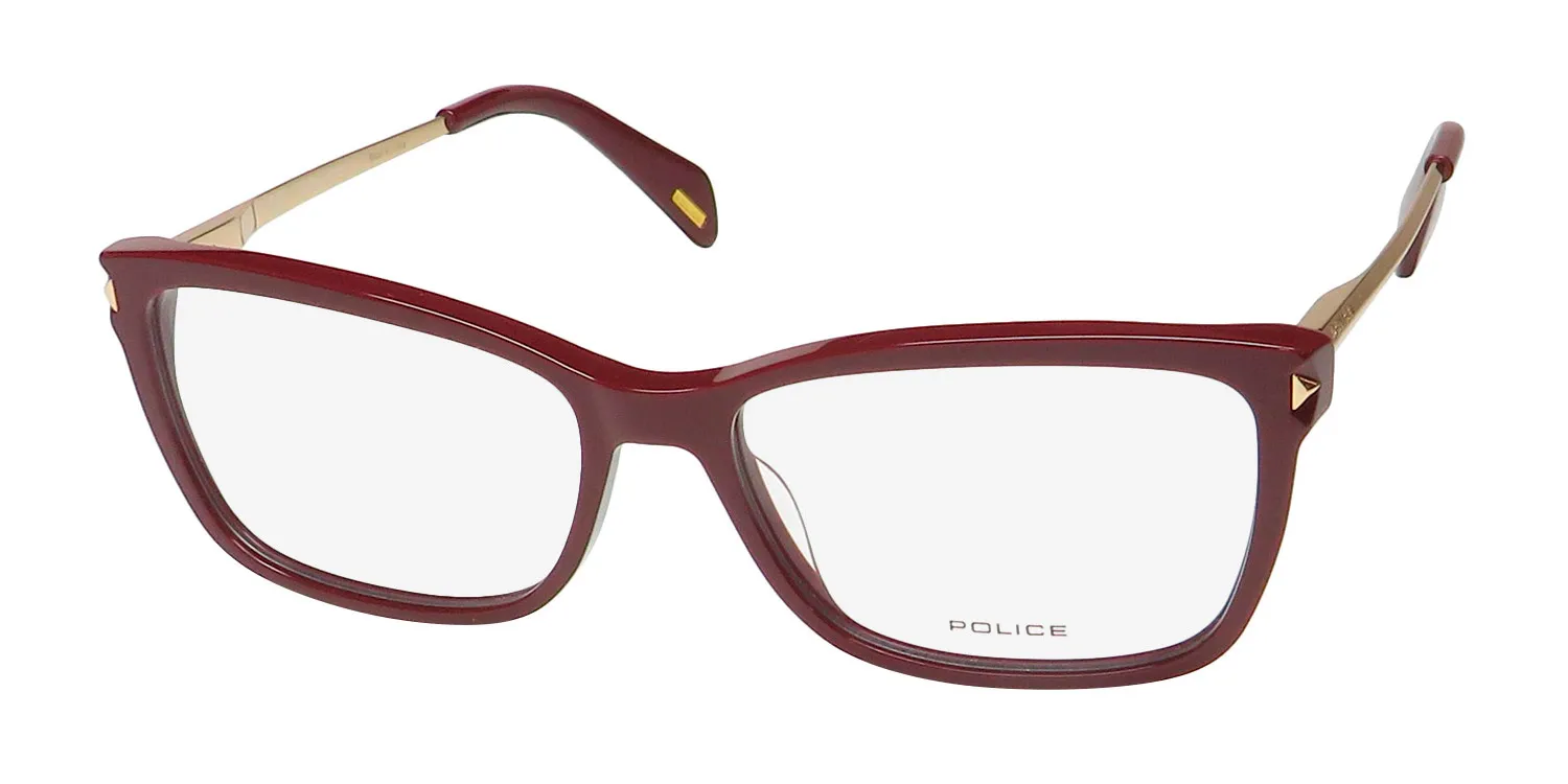 Police Vpla87 Stagedive 5 0ar3 Eyeglasses Burgundy 53mm