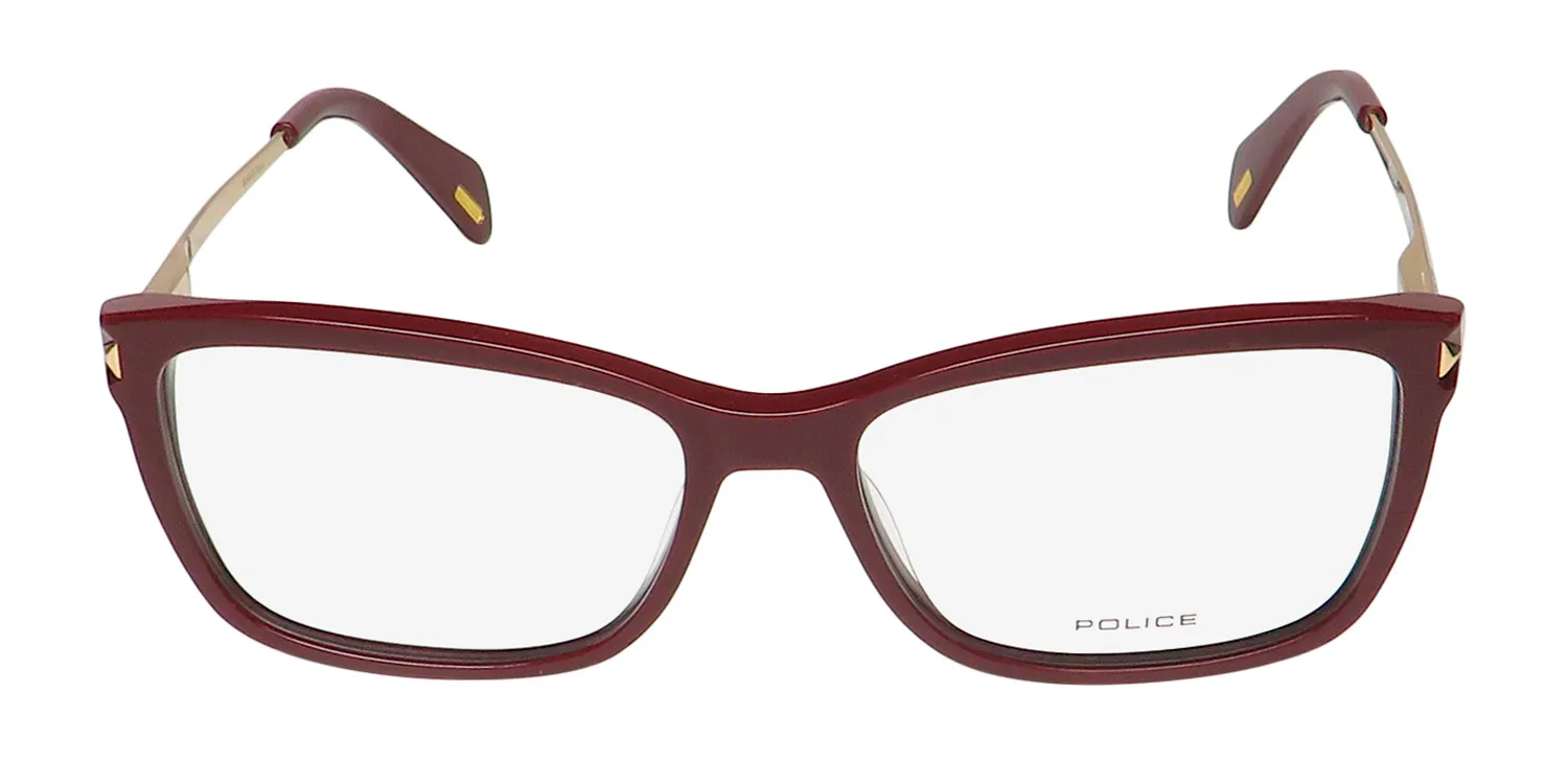 Police Vpla87 Stagedive 5 0ar3 Eyeglasses Burgundy 53mm 3