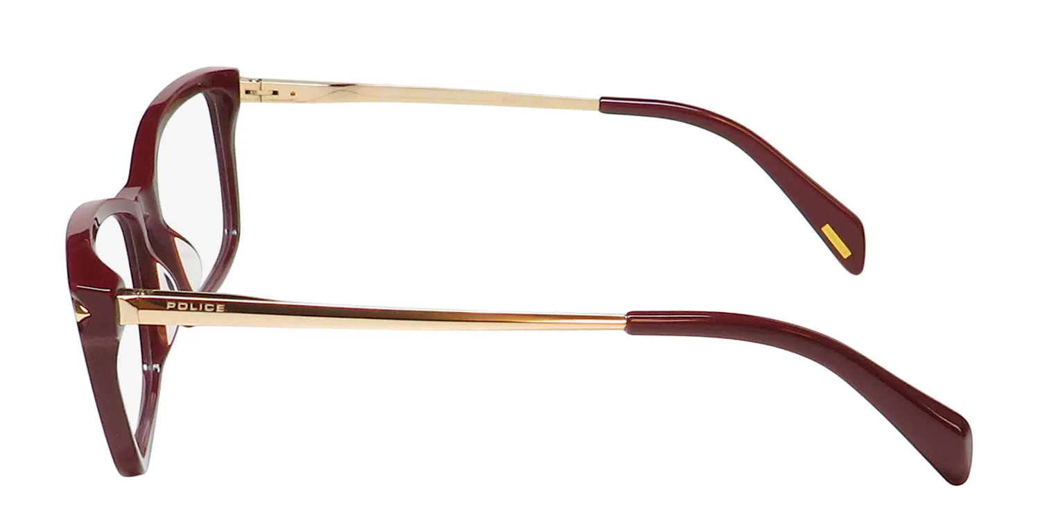 Police Vpla87 Stagedive 5 0ar3 Eyeglasses Burgundy 53mm 4