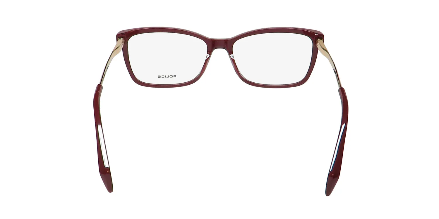 Police Vpla87 Stagedive 5 0ar3 Eyeglasses Burgundy 53mm 5