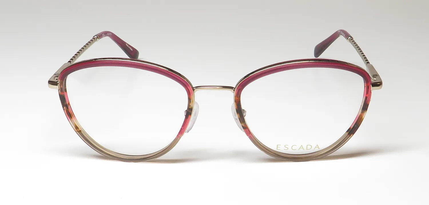 Escada Vesb61 0a39 Eyeglasses Red 53mm 3