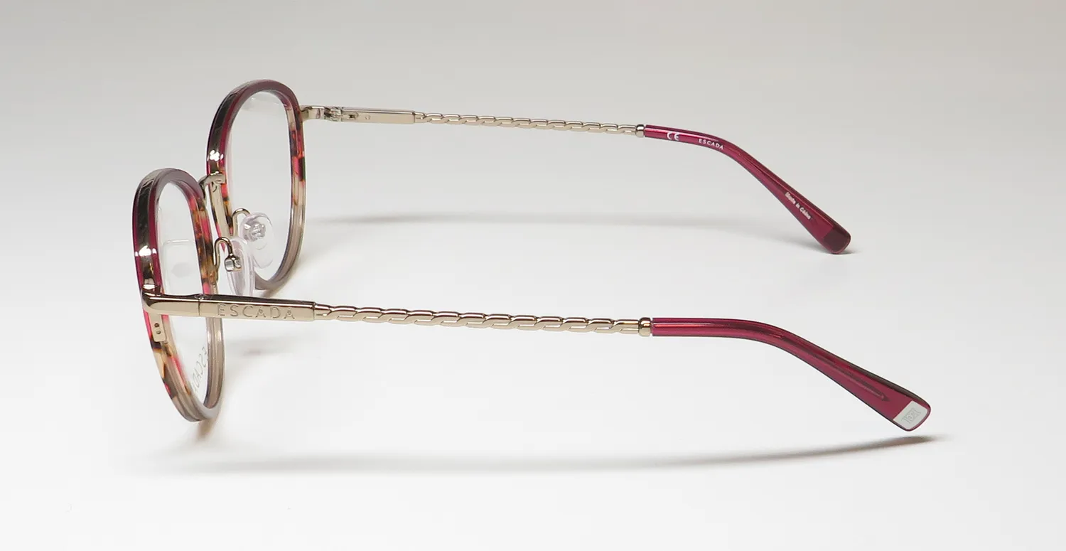 Escada Vesb61 0a39 Eyeglasses Red 53mm 4
