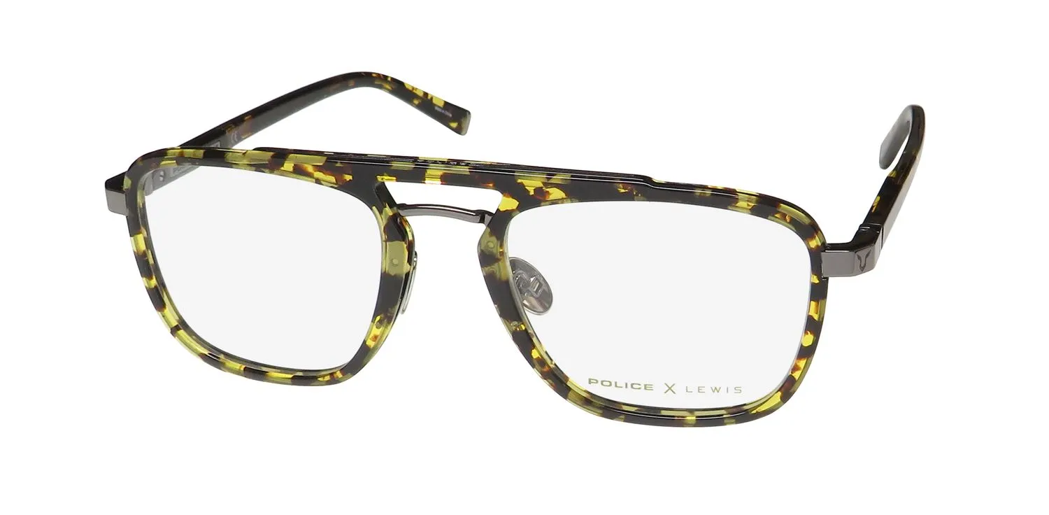 Police Lewis Hamilton 14 Vplb30 0568 Eyeglasses Tortoise 51mm