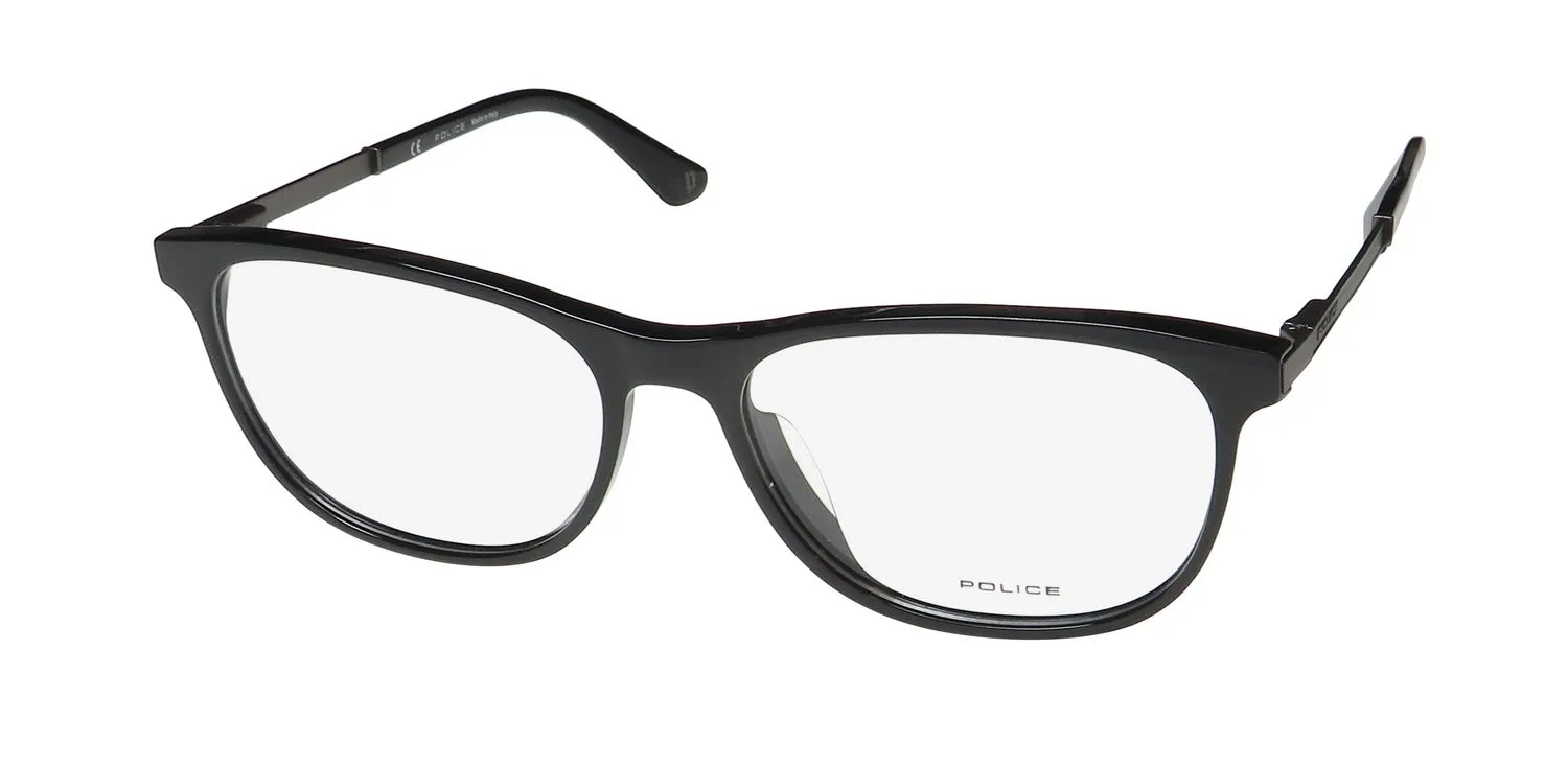 Police Vpla45 Record 4 0700 Eyeglasses Black 57mm