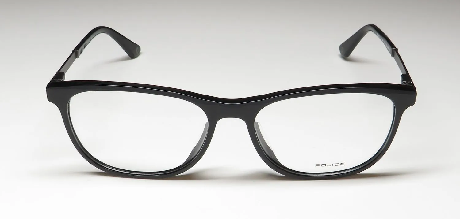 Police Vpla45 Record 4 0700 Eyeglasses Black 57mm 3
