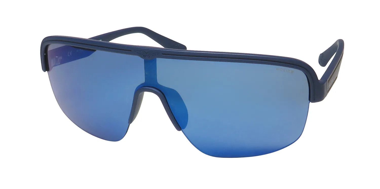 Police Splb47 6qsb Sunglasses Matte Night Blue 99mm
